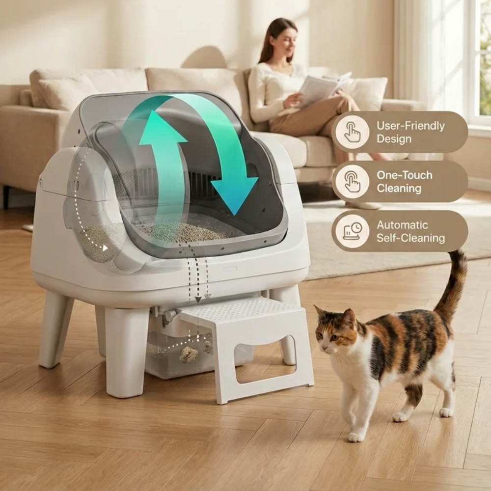 Automatic self-cleaning in action