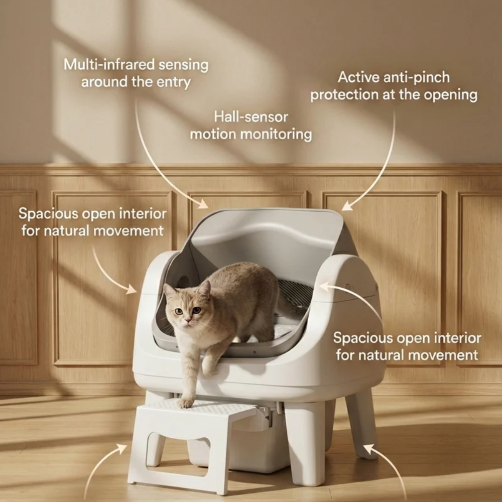 Entry safety and open interior